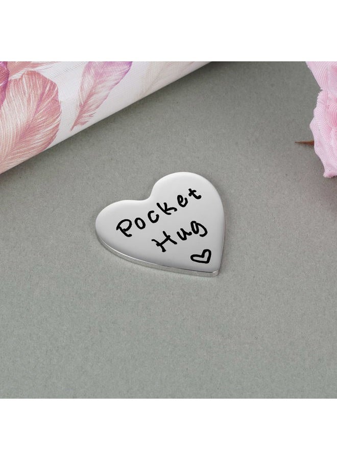MIXJOY Heart Pocket Hug Keepsake Token, Social Distance Isolation Gifts, Missing You, NHS Gift for Family and Friends - Image 3
