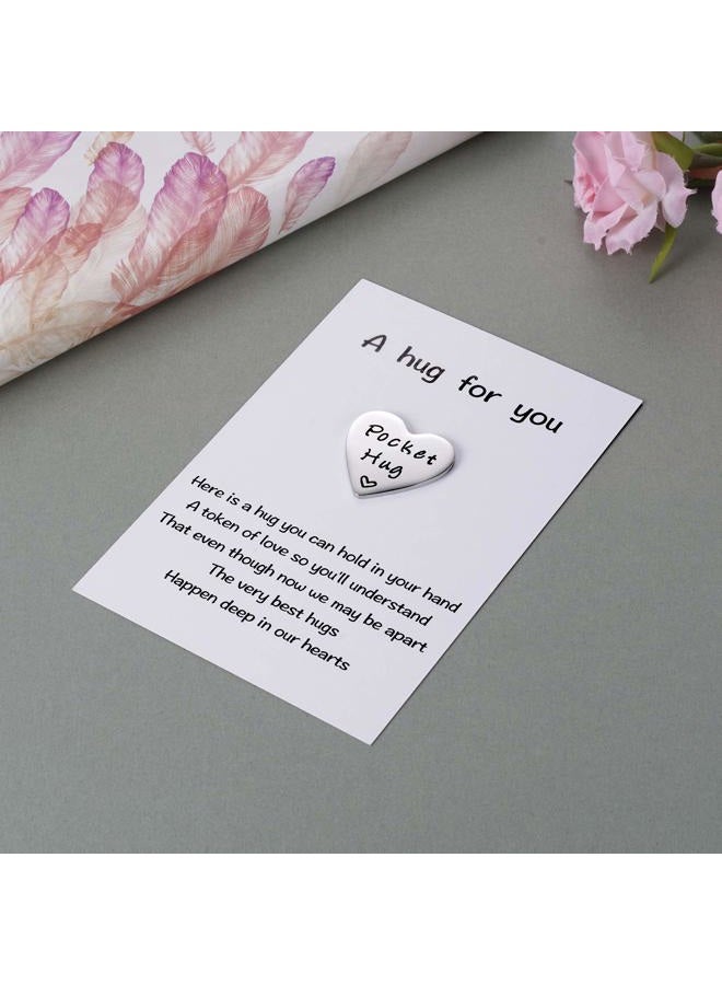 MIXJOY Heart Pocket Hug Keepsake Token, Social Distance Isolation Gifts, Missing You, NHS Gift for Family and Friends - Image 2