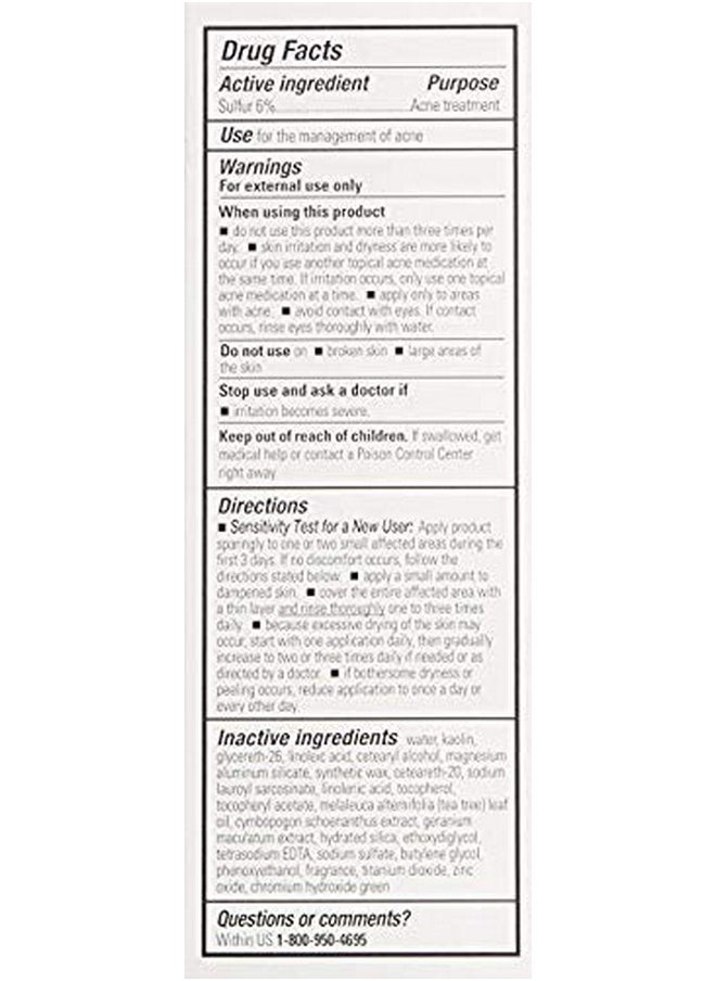 Proactiv - Proactiv Skin Purifying Acne Face Mask and Acne Spot Treatment, Detoxifying Facial Mask with 6% Sulfur, 90 Day Supply, Cream, 3 Oz - Image 1