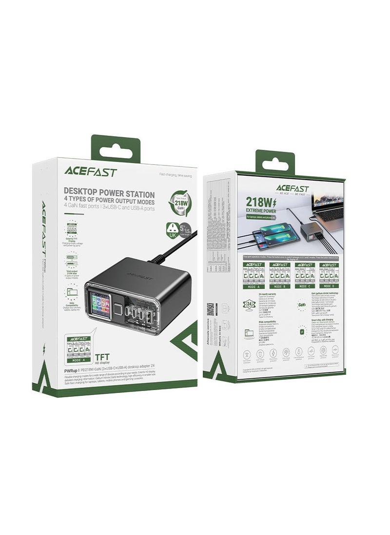 ACEFAST Desktop Power Station Z4 PD218W GaN (3xUSB-C+1xUSB-A)  - Image 1