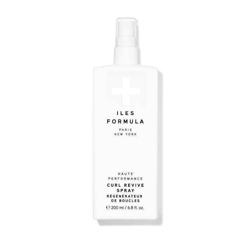 ILES FORMULA Curl Revive Spray â€“ Leave-In Styling Serum, Defines Curls, Anti-Frizz & Anti-Humidity, Heat & Color Protection with Silk Extract, Macroloba Seed & Coconut Alkanes, 6.8 Fl Oz (200 ML) - Image 1