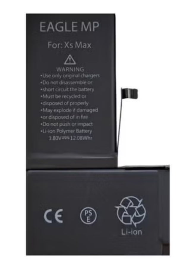 MUNTAQI Eagle MP High-Capacity Replacement Battery for iPhone XS Max – Durable Lithium-Ion Internal Battery with Long-Lasting Performance | Reliable Power Backup for iPhone XS Max | Easy DIY Installation Kit Included | Safe, Fast Charging & Original Spec Compatible - Image 1
