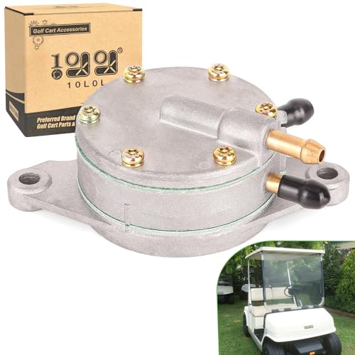 10L0L Fuel Pump for Yamaha G2 G2A G9 G11 G11A G14 1985-1991 Gas Golf Cart, Replace OEM# J38-24410-10-00 J38-24452-10-00 - Image 1