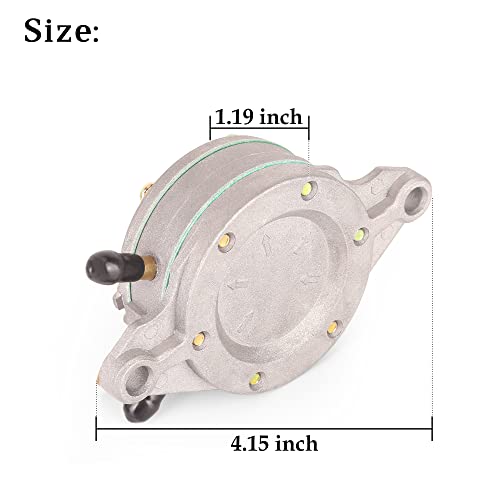 10L0L Fuel Pump for Yamaha G2 G2A G9 G11 G11A G14 1985-1991 Gas Golf Cart, Replace OEM# J38-24410-10-00 J38-24452-10-00 - Image 3