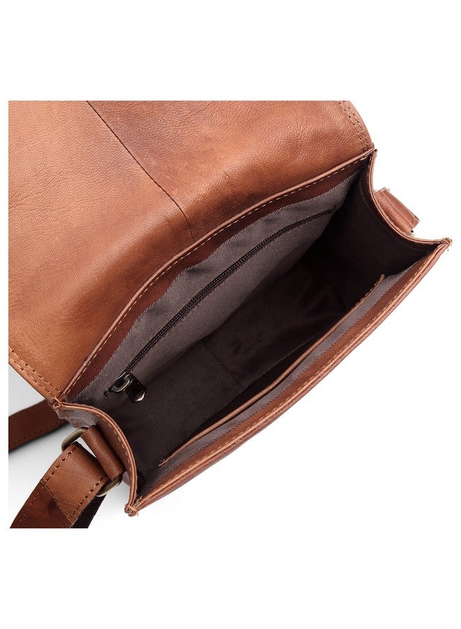 WildHorn Genuine Leather Sling Bag for Men | Minimalist, Spacious & Durable | Flap Closure | Adjustable Strap | 1-Year Warranty - Image 4