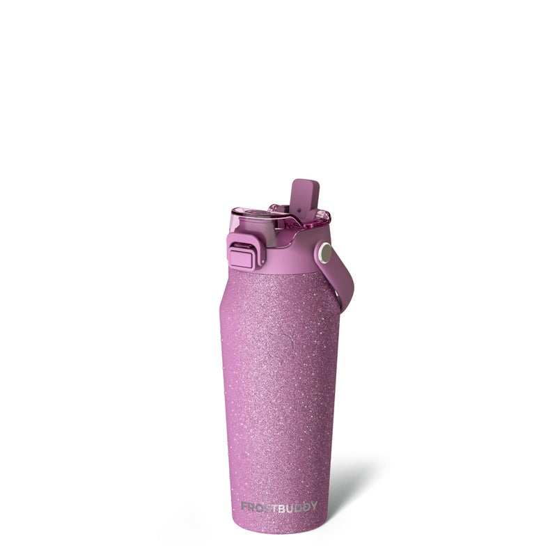 Frost Buddy 16oz Insulated Water Bottle with Straw & Chug Lid | Leak-Proof Stainless Steel | 24-Hours Cold | Sweat-Proof, Cup Holder Friendly | Ideal for Gym, Travel, Sports & Everyday Hydration - Image 1