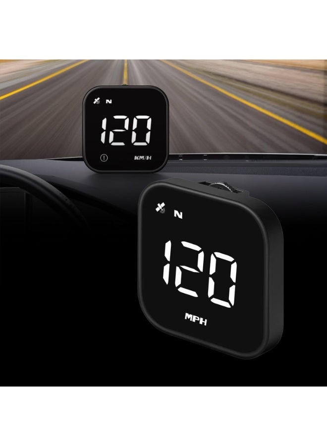Toby's Toby’s G4S Digital GPS Speedometer, New HUD Car Head Up Display with Digital Speed in MPH KPH, Universal Fatigue Driving Reminder, Overspeed Alarm Trip Meter, for All Vehicle (Black) - Image 1
