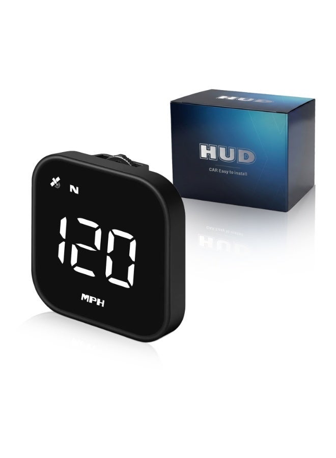 Toby's Toby’s G4S Digital GPS Speedometer, New HUD Car Head Up Display with Digital Speed in MPH KPH, Universal Fatigue Driving Reminder, Overspeed Alarm Trip Meter, for All Vehicle (Black) - Image 1