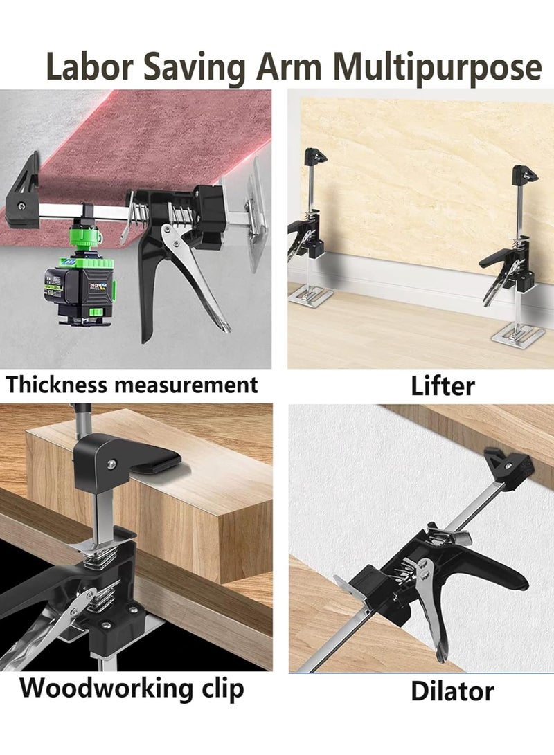Labor Saving Arm 2PC ，39.5cm Height Regulator Hand Lifting Tool ruler with scales，Lifter Jack for Installing Cabinets Door And Wooden Panel Lifting Cabinet Board Lifter - Image 4