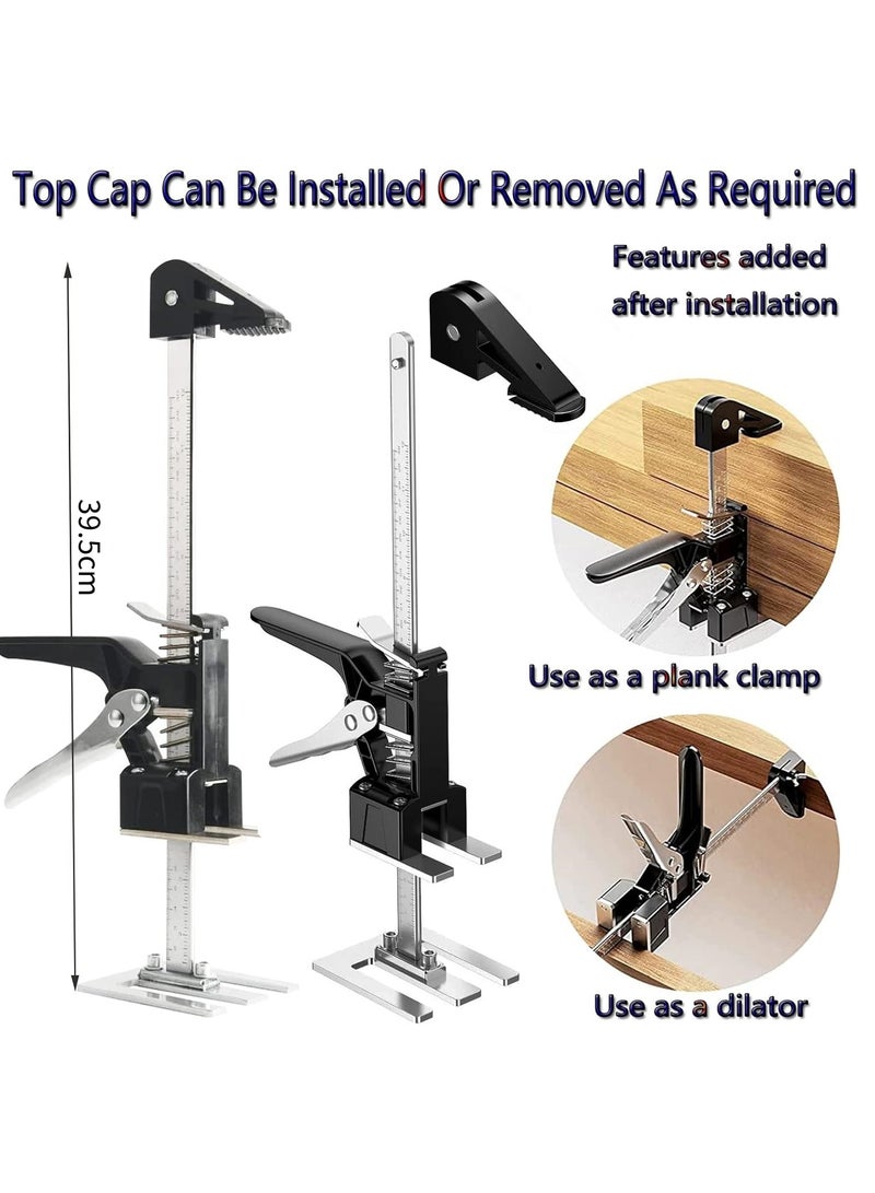 Labor Saving Arm 2PC ，39.5cm Height Regulator Hand Lifting Tool ruler with scales，Lifter Jack for Installing Cabinets Door And Wooden Panel Lifting Cabinet Board Lifter - Image 2