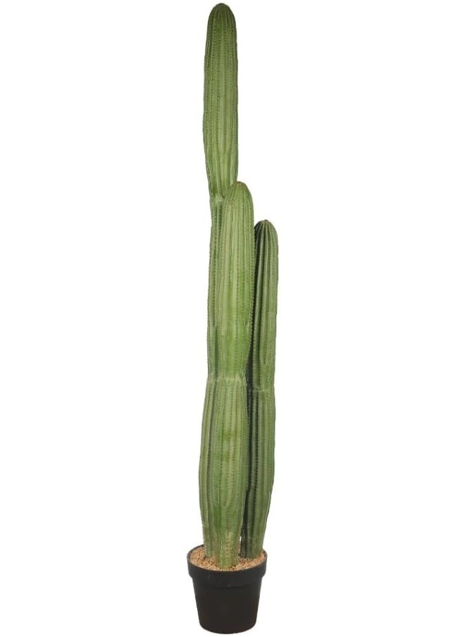 Yatai - YATAI Artificial Cactus Plants, Lifelike Artificial Plants with Pots, Sturdy & Long-Lasting Fake Tree Plant, Vibrant Green, Easy Care & No Maintenance Fake Plants, Ideal for Home & Office Decor (146cm - Image 1