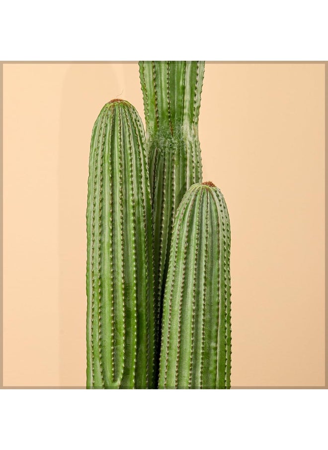 Yatai - YATAI Artificial Cactus Plants, Lifelike Artificial Plants with Pots, Sturdy & Long-Lasting Fake Tree Plant, Vibrant Green, Easy Care & No Maintenance Fake Plants, Ideal for Home & Office Decor (146cm - Image 1