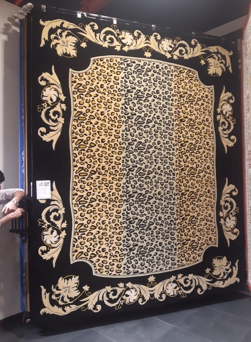 سجاد يدوي الصنع من صوف نيوزيلندا بنسبة 100% متعدد الألوان منسوج يدويًا 240 × 300 سم - Image 1