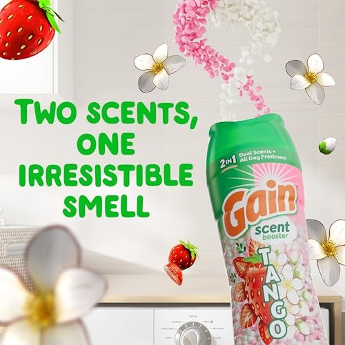 Gain Tango 2in1 Laundry Scent Booster Beads Strawberry and Shea Scent 107 oz Laundry Beads with Dual Scents Plus All Day Freshness - Image 5