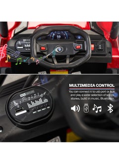 BAYBEE Baybee Fury Battery Operated Jeep for Kids Rechargeable Battery Car for Kids with Music Led Light Ride On Kids Car Jeep Racing Baby Big Car Electric Car for Kids Childrens Boy Girl Red  - Image 3