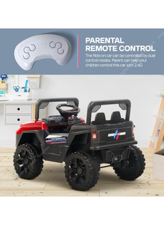 BAYBEE Baybee Fury Battery Operated Jeep for Kids Rechargeable Battery Car for Kids with Music Led Light Ride On Kids Car Jeep Racing Baby Big Car Electric Car for Kids Childrens Boy Girl Red  - Image 4