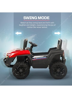BAYBEE Baybee Fury Battery Operated Jeep for Kids Rechargeable Battery Car for Kids with Music Led Light Ride On Kids Car Jeep Racing Baby Big Car Electric Car for Kids Childrens Boy Girl Red  - Image 5