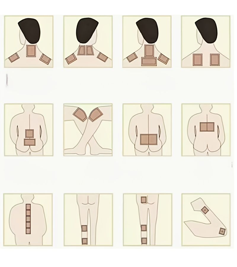 200 Pcs Ginger And Mugwort Moxibustion Patches For Neck Knees Joints Whole Body Unisex Warm Pain Relief Therapy - Image 4