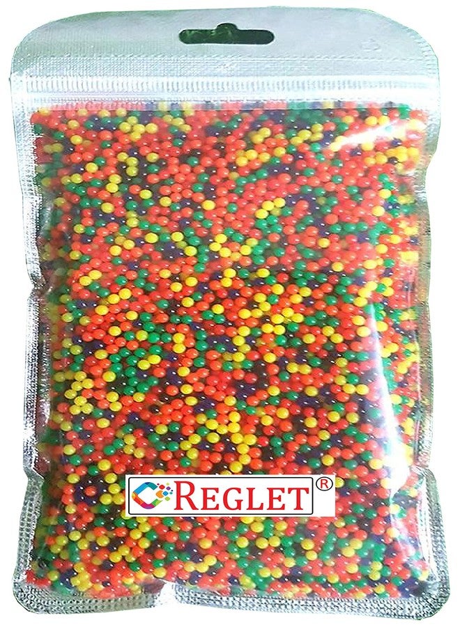 REGLET 50 Grams Polymer Jelly Beads (Multicolour) - Super Absorbent Crystal Balls - Magic Water Beads for Plants - Image 1