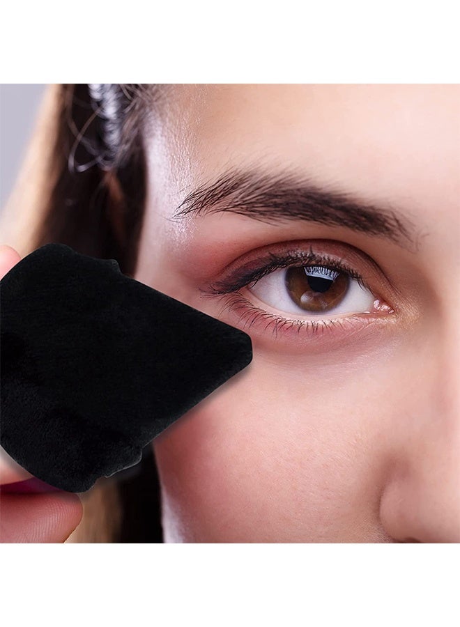 Generic 3 Pcs  Triangle Powder Puff for Face Powder, Soft Plush Setting Powder Puff, Velour Cosmetic Foundation Blender Sponge Beauty Makeup Tools (Black)  - Image 2