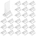 Aster 24 PCS Acrylic Place Card HoldersClear Game Card Stands Small Wedding Table Place Cards Holder Table Sign Stands for Wedding Cards PhotosMemosPictures Display 075075 in - Image 3