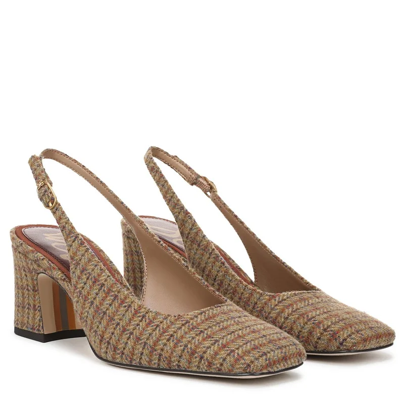سام إيدلمان Lucille Block Heel Slingback