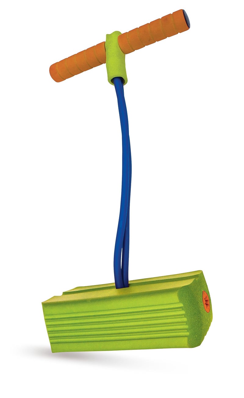 Geospace Jumparoo Deluxe Bungee Boing Foam Bouncing Toy - The Squeakiest, Easiest Pogo Stick Ever! for Kids 3 Years & Up, Pogo Stick - Image 1