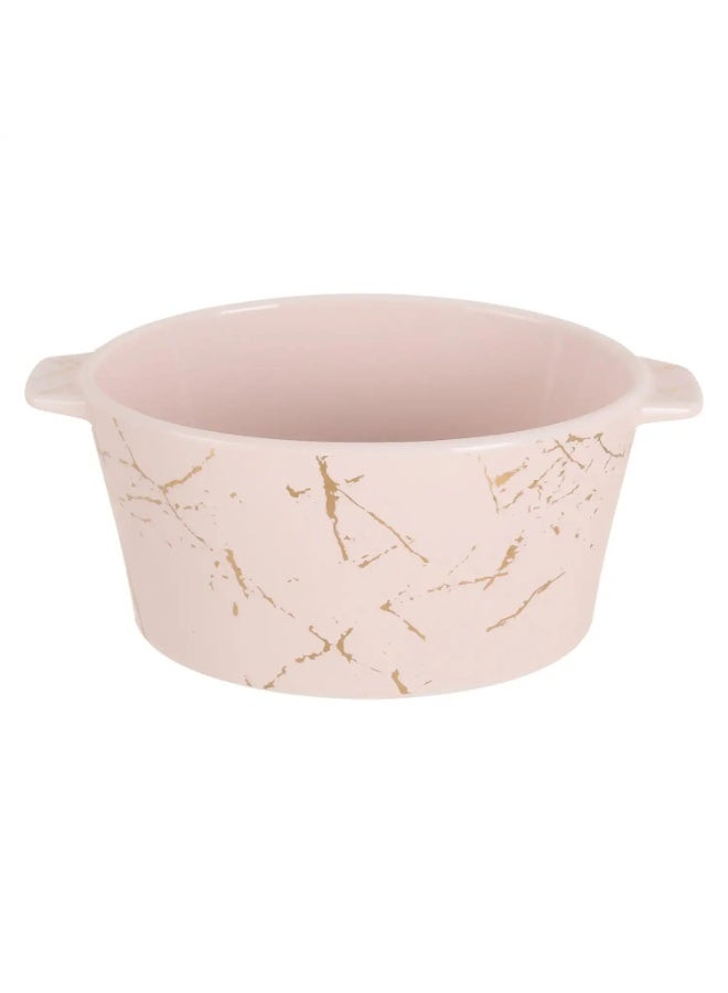 لوتس طقم شوربة رخامي بغطاء مع بولات تقديم وحامل معدني – 7 قطع - Image 4