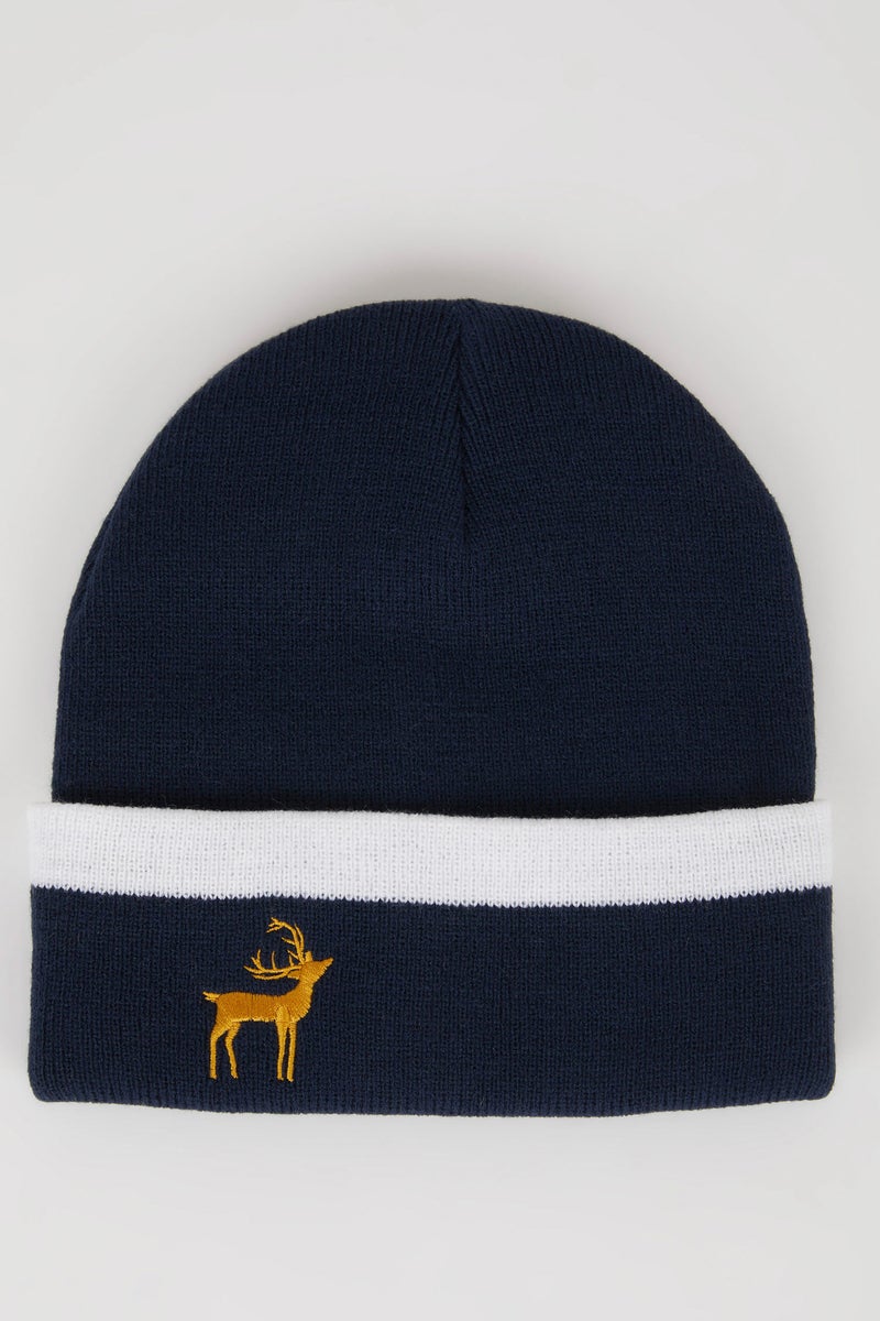 DeFacto Man Man Christmas Themed Knitted Beanie  - Image 1