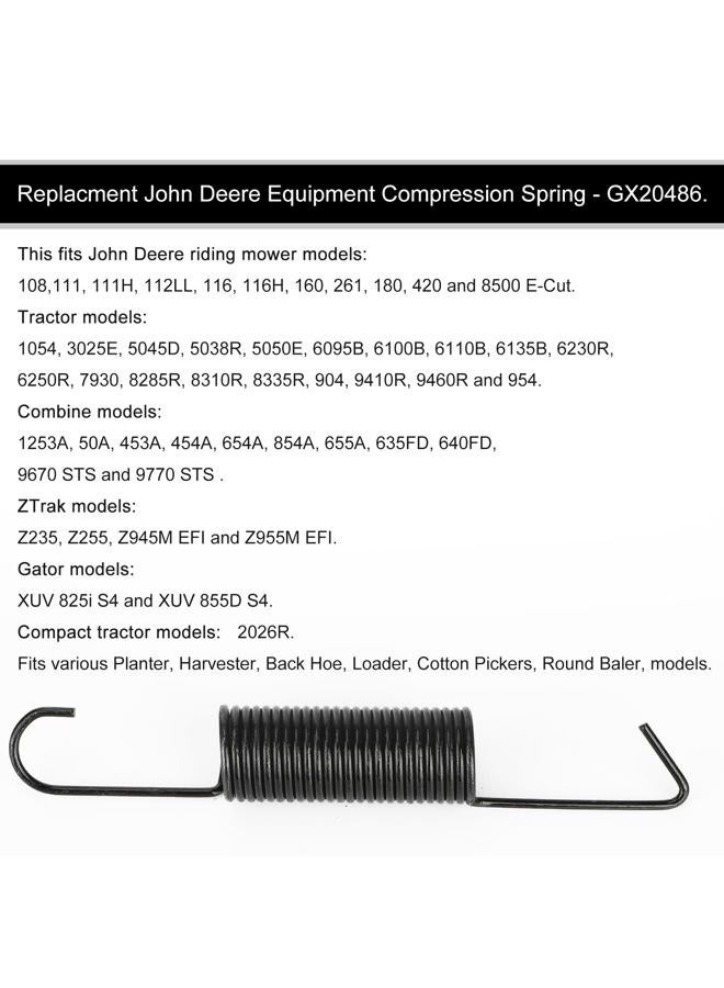 THTEN Drive Belt Tightener Spring GX21582 GX20377 Compatible with John Deere Mower Deck Drive L120,L130,G110,145,155C,190C,LA140,LA145,LA150,LA155,LA165,LA175,D140,D150,D155,D160,D170 - Image 3