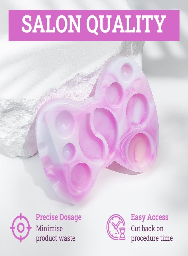 PERMANIA Lash Lift Silicone Plate, 11 Function Lotion Palette for Lash Lift & Brow Lamination Makeup Beauty Tool (Purple) - Image 4