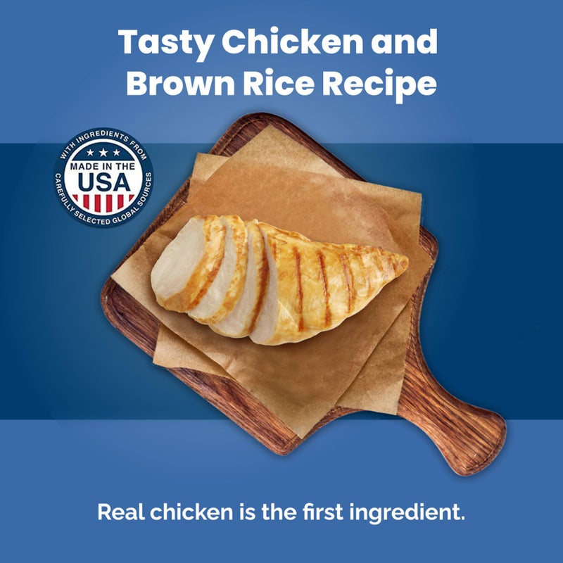 Blue Buffalo Life Protection Formula Adult Dry Dog Food, Helps Build and Maintain Strong Muscles, Made with Natural Ingredients, Chicken & Brown Rice Recipe, 5-lb. Bag - Image 3