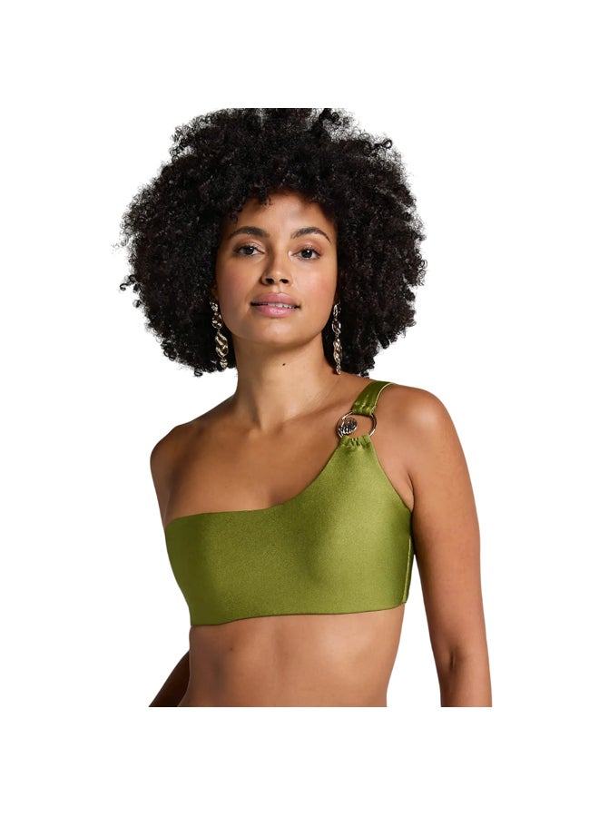 hunkemoller HOLBOX ONE SHOULDER CROPTOP - Bandeau bikini - Image 1