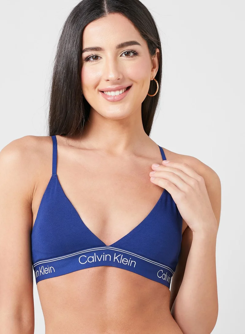 CALVIN KLEIN Strappy Logo Band Athletic Bra