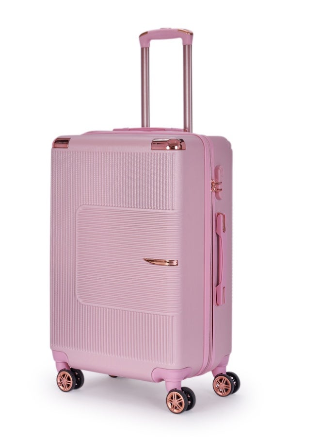 ليمرا طقم شنط سفر مكون من 6 حقائب أمتعة لون وردي بمقاس 32"/28"/24"/20"/15"/12 انش  - Image 4