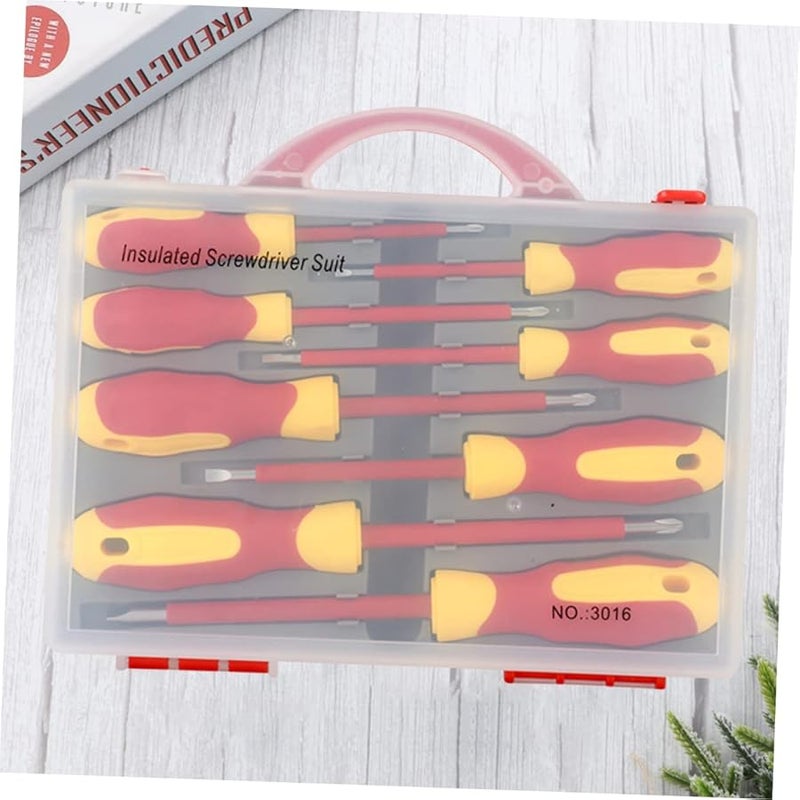مجموعة مفكات معزولة من كروم فاناديوم، أدوات يدوية، مجموعة إصلاح محمولة للكهربائيين - Image 4