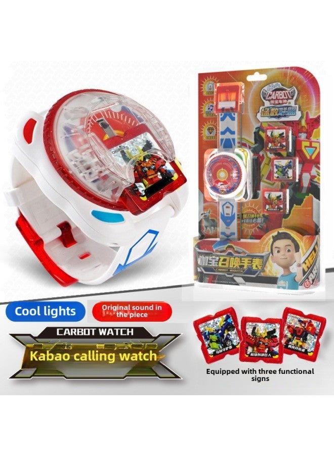 Kabao Car God Reload Return Fire King Driver Elite Edition Children's Classic Transforming Robot Boy Toy-Color:Cafe Summon Watch  - Image 1