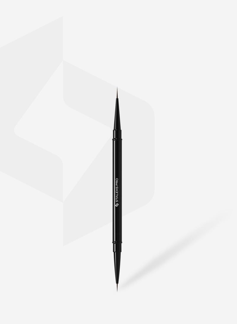 STALEKS PRO Double-ended brush EXPERT liner 7 mm / liner 10 mm - Image 2