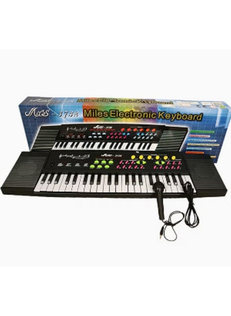 61 Keys Digital Electric Piano With Microphone Portable Electronic Keyboards Set  - Image 2