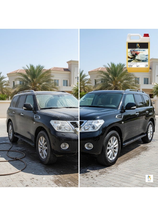 Best Choice Car Wash Shampoo and Wax 5L - Instant & Safe Cleaning Formula | High Foam, Streak-Free Shine | Gentle on Paint, Tough on Dirt | Ideal for Manual & Pressure Wash | Auto Detailing Solution - Image 4
