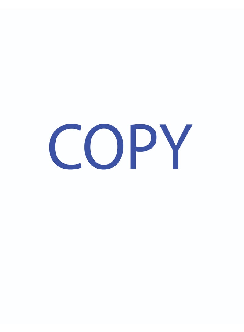 كيه دبليو تريو ختم حبر مسبق "نسخة" 12000 - أزرق - Image 2