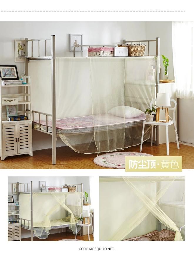 Bluejw T Encrypted Mosquito Net College Student Dormitory Single Bed Upper And Lower Bunk Summer Side End Door 90 Bed Zipper Bedroom - Image 1