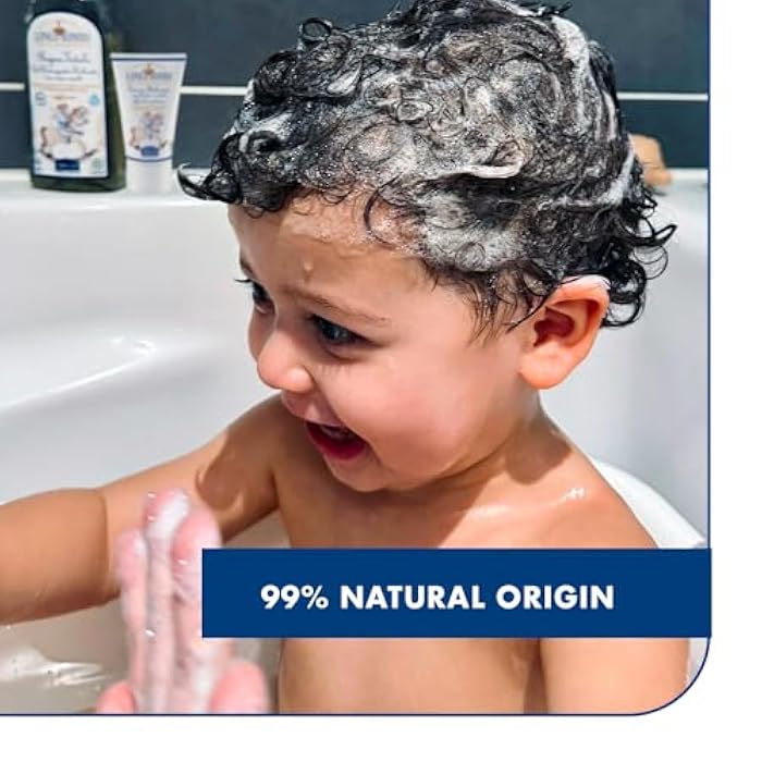 Helan Linea Bimbi - Gentle Hair Conditioner for Children, Detangler for Curly and Hard-to-Comb Hair for Boys and Girls, Paraben and Silicone Free with Jojoba Oil & Sweet Almond, Made in Italy, 50fl oz - Image 3
