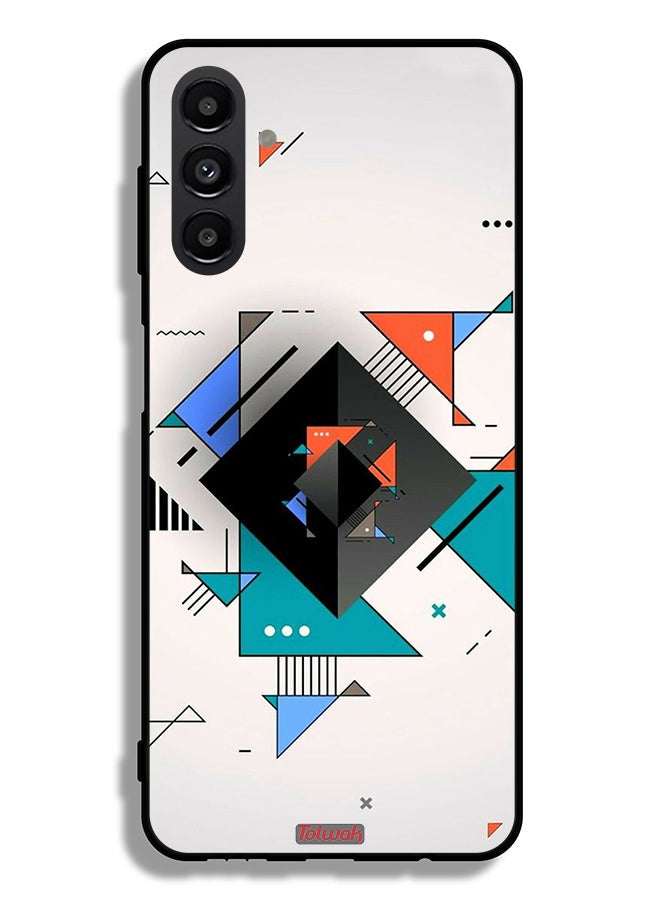 Tolwak Samsung Galaxy A13 5G Protective Case Cover Square And Triangle Shapes Abstract Pattern - Image 1