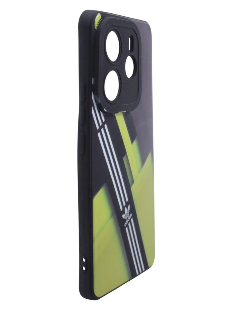 Adidas Plastic Back Cover For Xiaomi Redmi Note 14 - Multicolour - Image 2