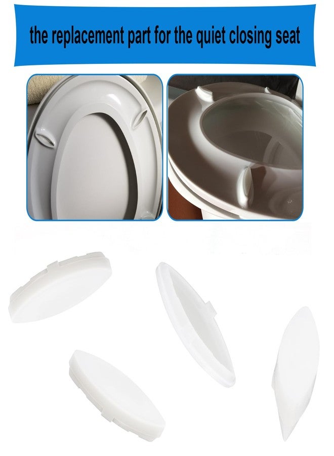 DZQPPC Toilet Seat Bumper for Kohler 1133070 1236365 Replacement Parts Set of 4 - Image 2