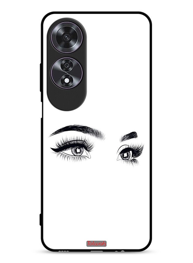 Tolwak Oppo A60 Protective Case Cover Eyes Art - Image 1