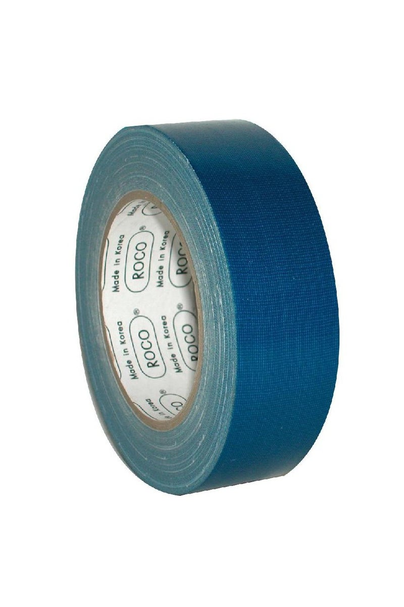 روكو شريط قماشي 1.5 بوصة × 25 مترًا أزرق