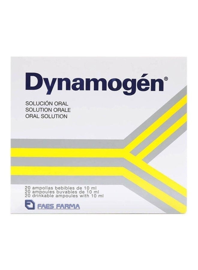 FAES FARMA Dynamogen Oral Solution Ampoules - 20 Count