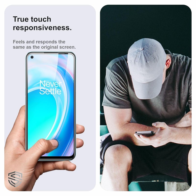 Skyddshield Military-Grade Gorilla Tempered Glass For OnePlus Nord CE 2 Lite (6.59 Inch) With Installation Kit | Edge to Edge Coverage | Black - Image 4